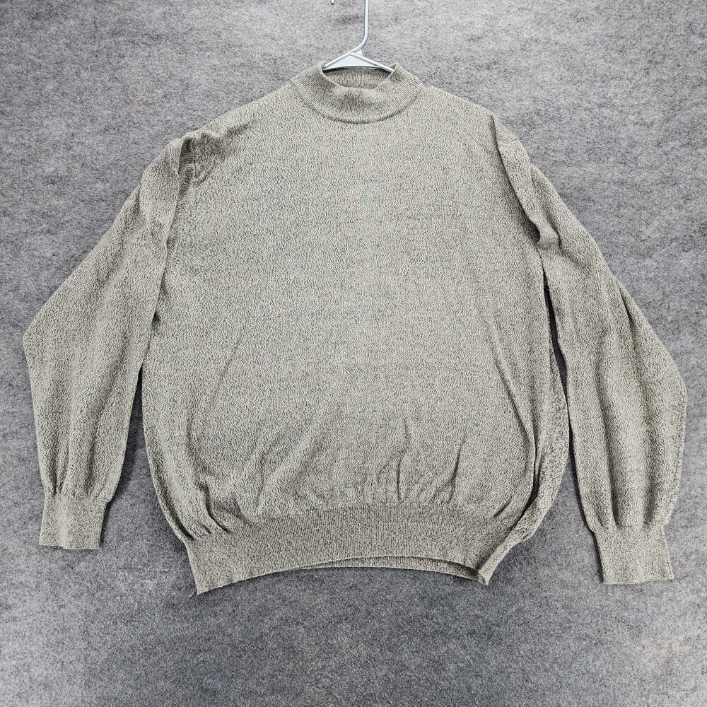 Mark Shale Sweater Mens Extra Large 54 Long Sleeve Gray Italy